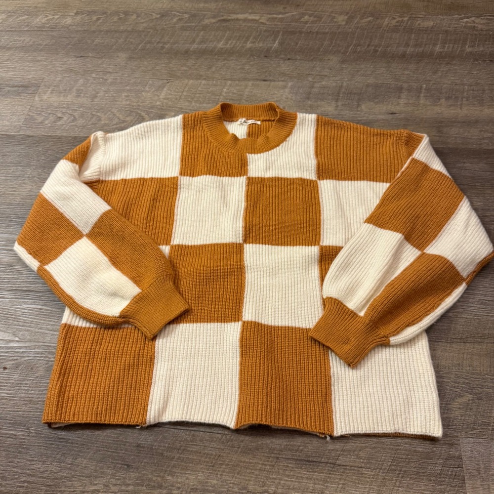 Beeson River Women's Checkered Sweater
